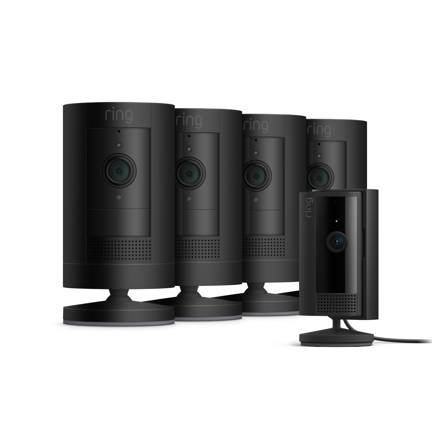 4-Pack Outdoor Camera Battery + Indoor Camera (2nd Gen) – Ring