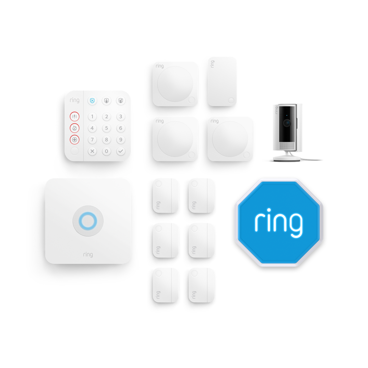 Alarm + Indoor Camera 2nd Gen Pack XL (with siren) Ring