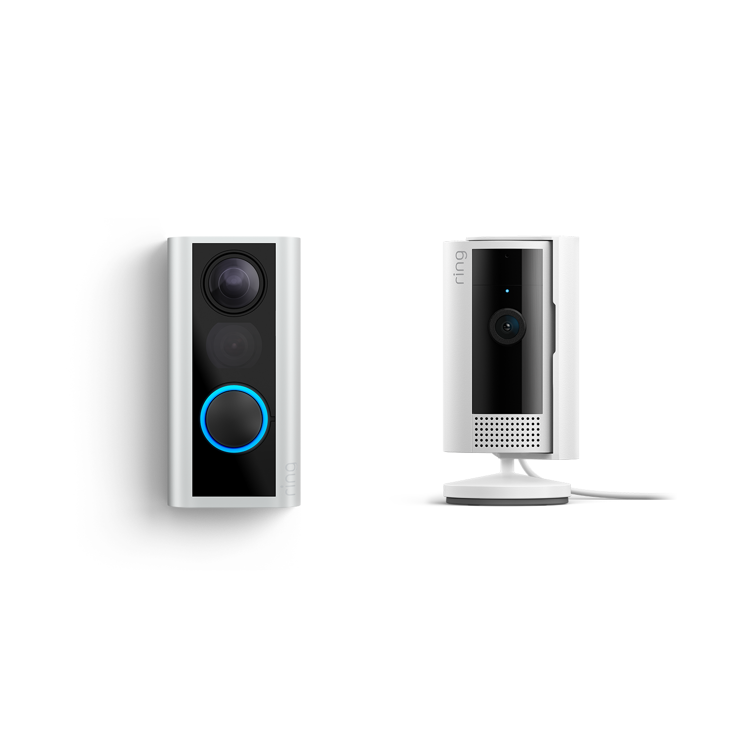 Ring Peephole Camera (34-55mm) + Indoor Camera (Door View Cam + Indoor