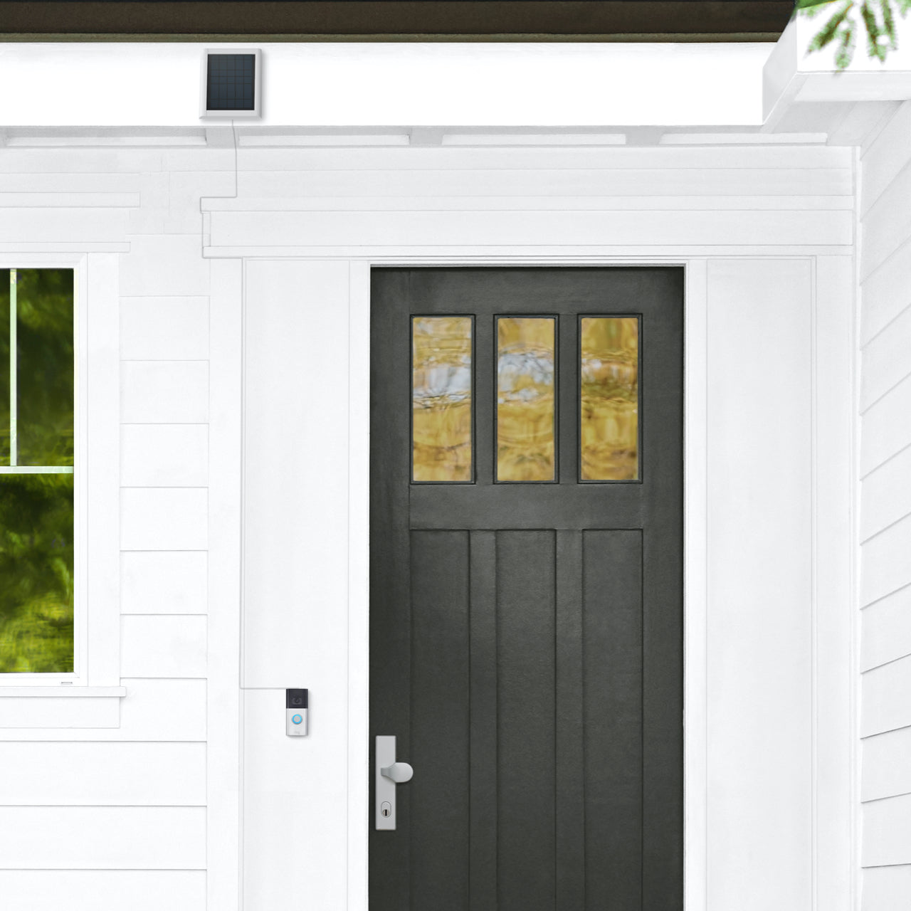 10W Solarpanel Für Ring Doorbell - Kompatibel Mit Ring 2/3/3+/4+ Und Nest