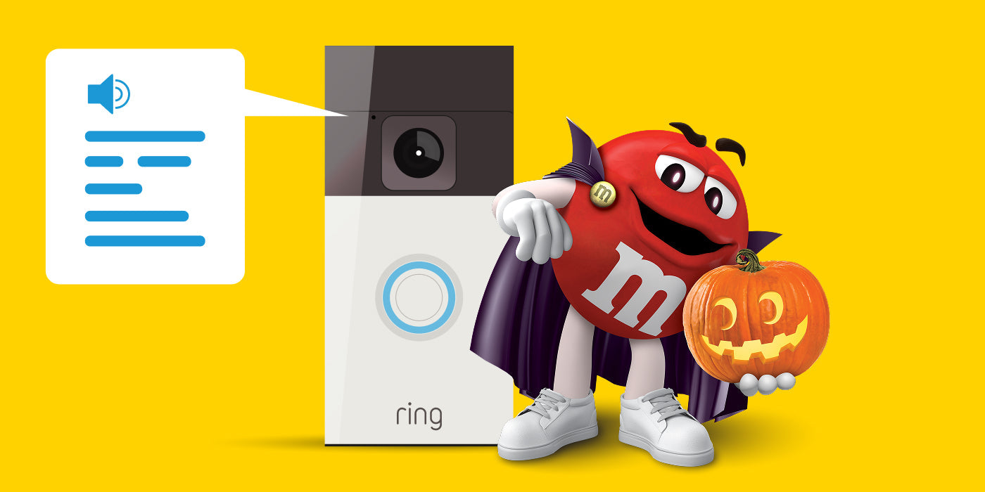 Trick AND Treat:  Ring & M&M'S team up for the ultimate Halloween doorstep experience - with a chance to win £150!
