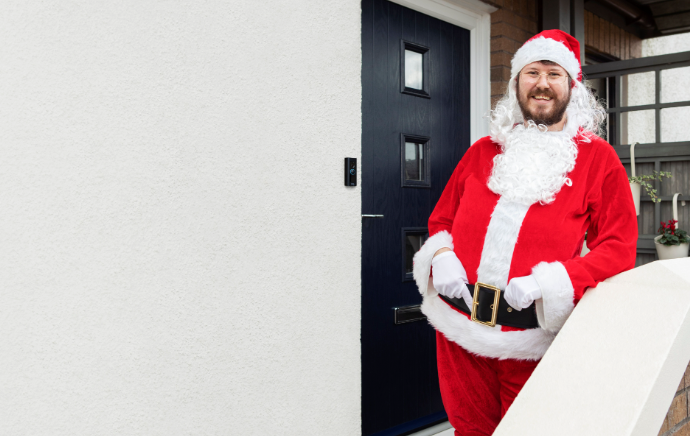 A Red Suit, White Beard and Ring Protect Helped Make the Festive Season Extra Special For This Family.