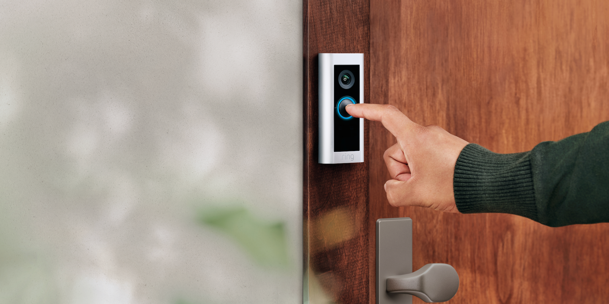 Ring doorbell online with lock