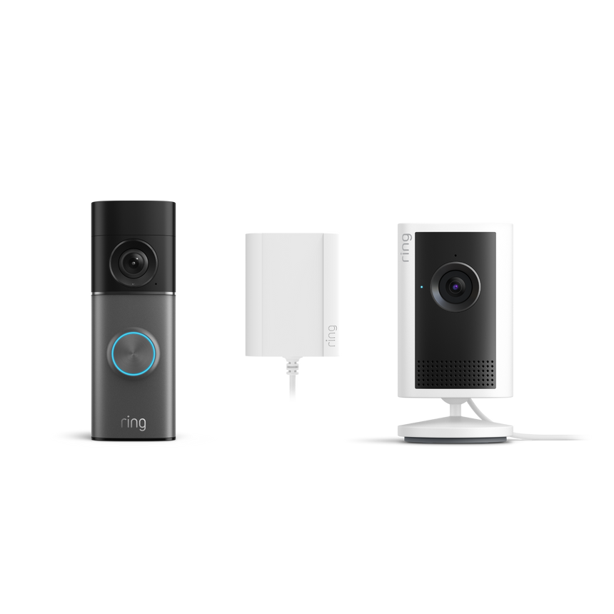 Wired Video Doorbell Pro (newest gen) with Plug-In adaptor + Indoor Camera Plus