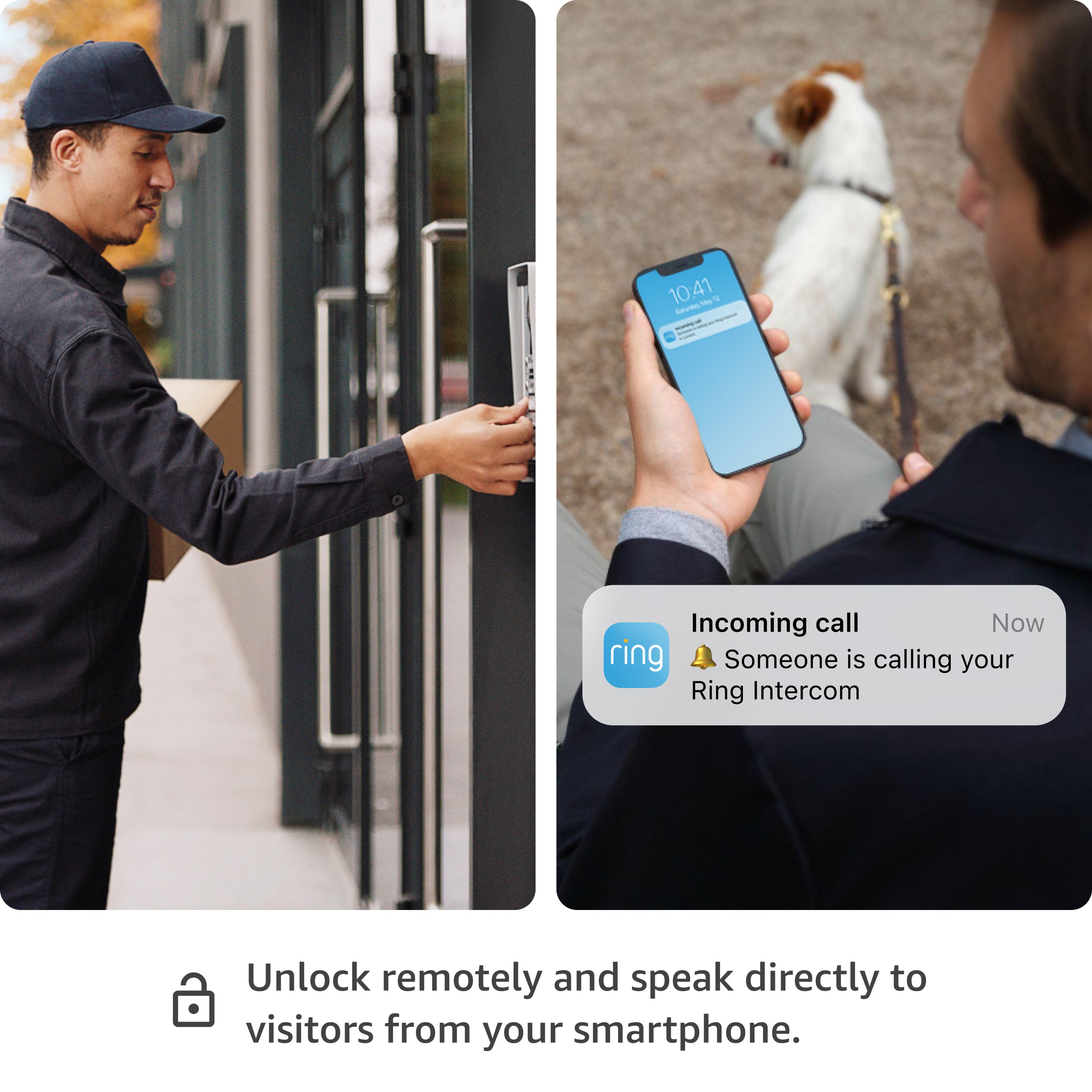 Ring Intercom Sign Ring Intercom
