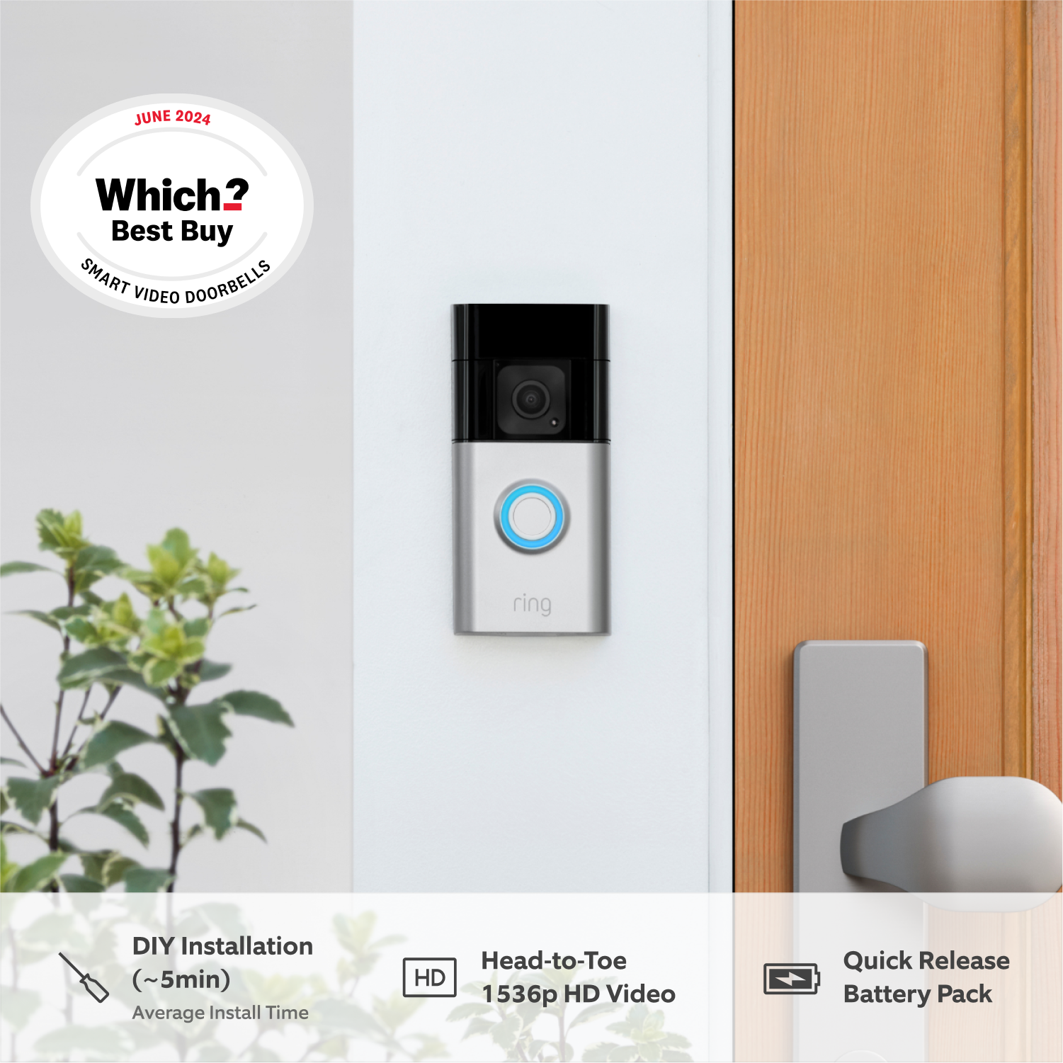 Battery Video Doorbell Plus Ring