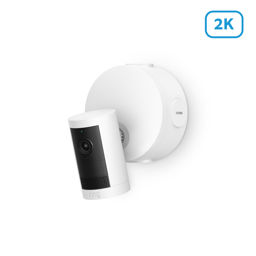 Outdoor Camera Plus with PoE Adapter (Featuring 2K Video with Ring Vision)