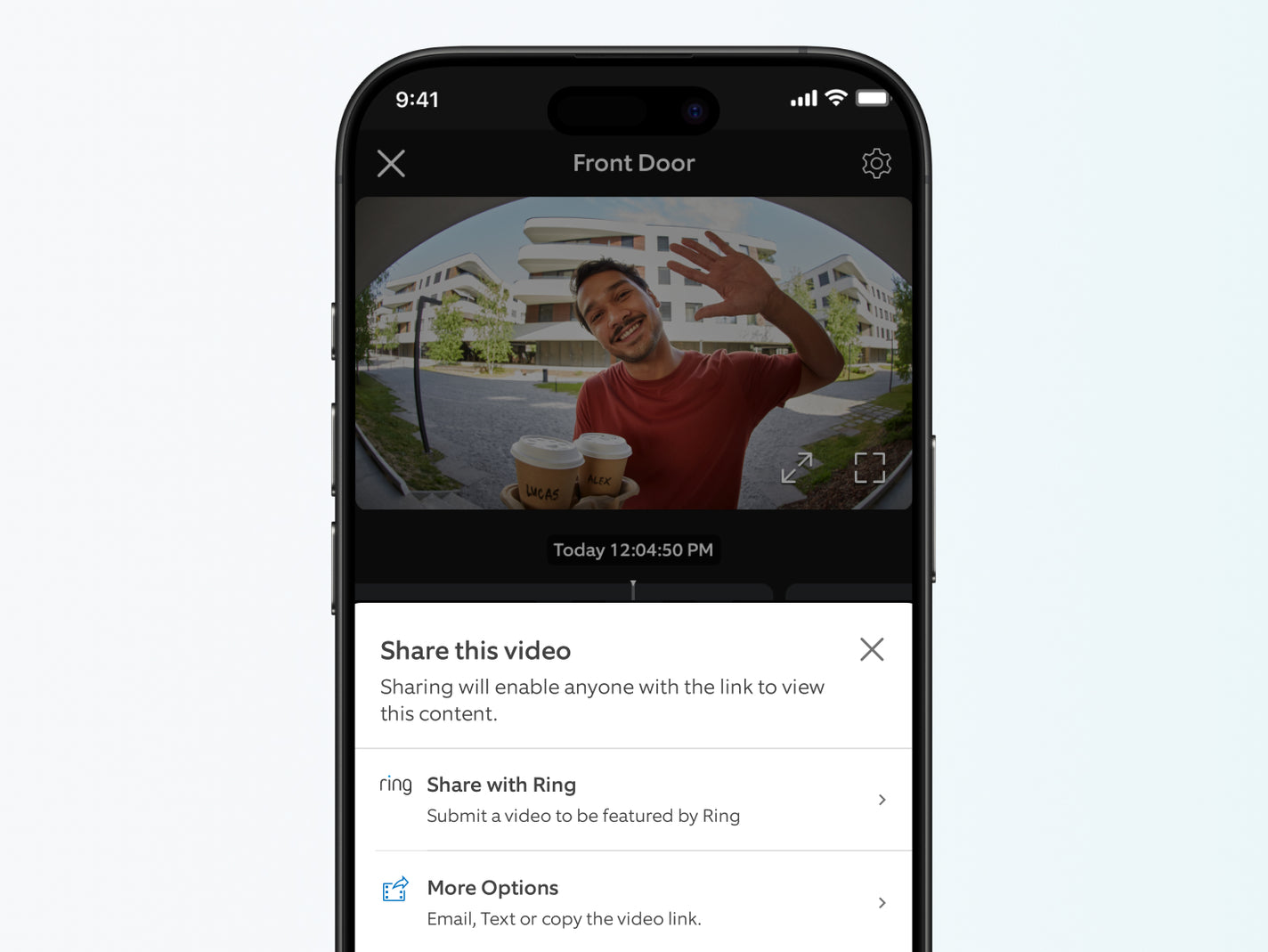 Audio/Video Saving and Sharing