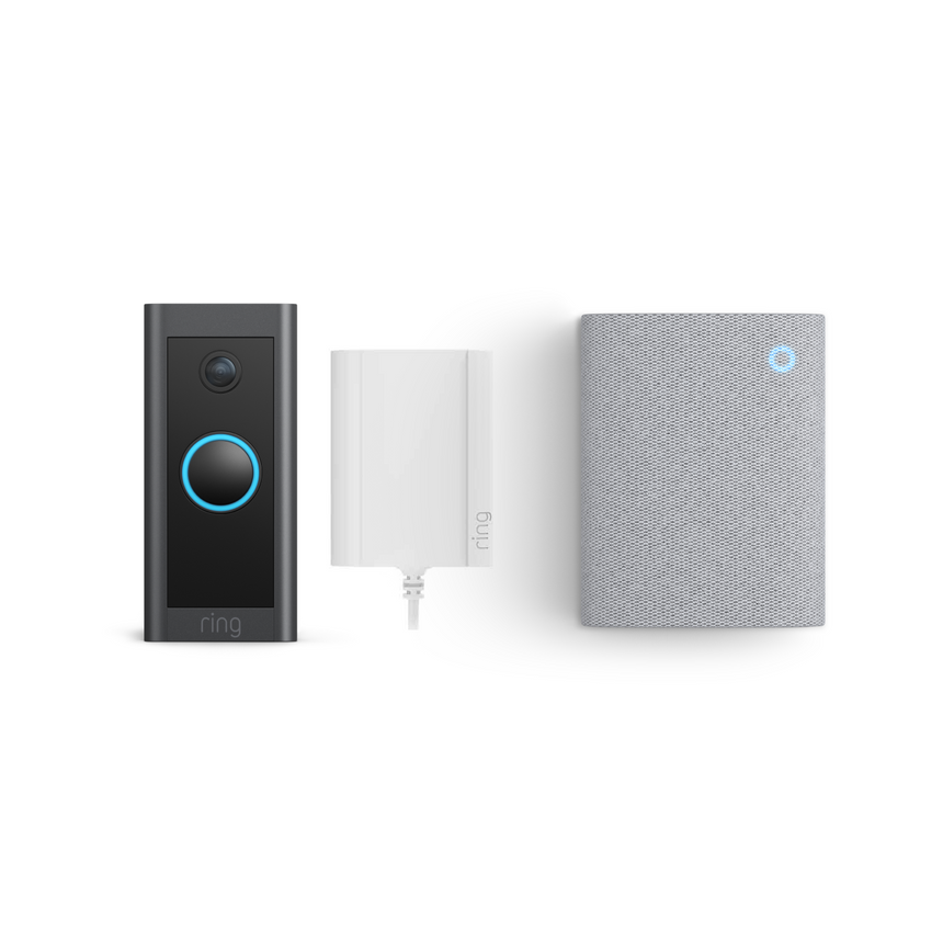 Video Doorbell Wired with Plug-In Adapter + Chime (3rd Gen)