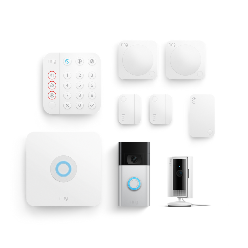 Alarm, Doorbell + Indoor Camera 2nd Gen Pack - M