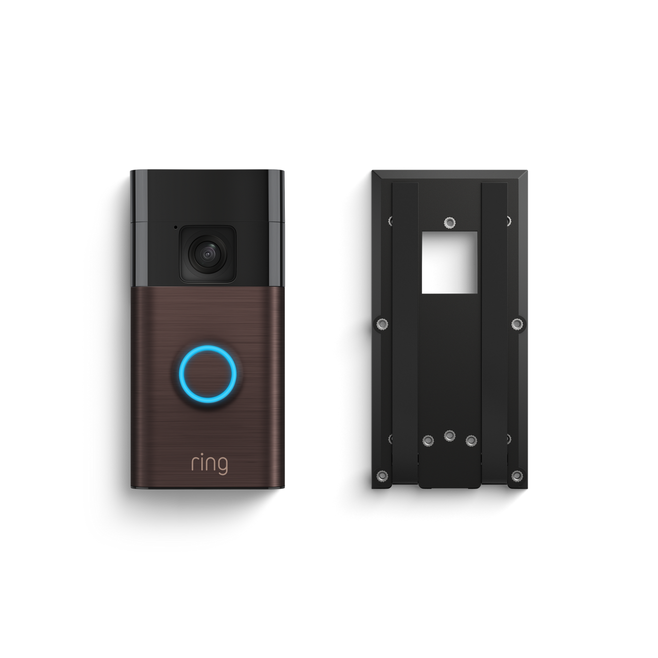 Battery Video Doorbell No Drill Mount Ring
