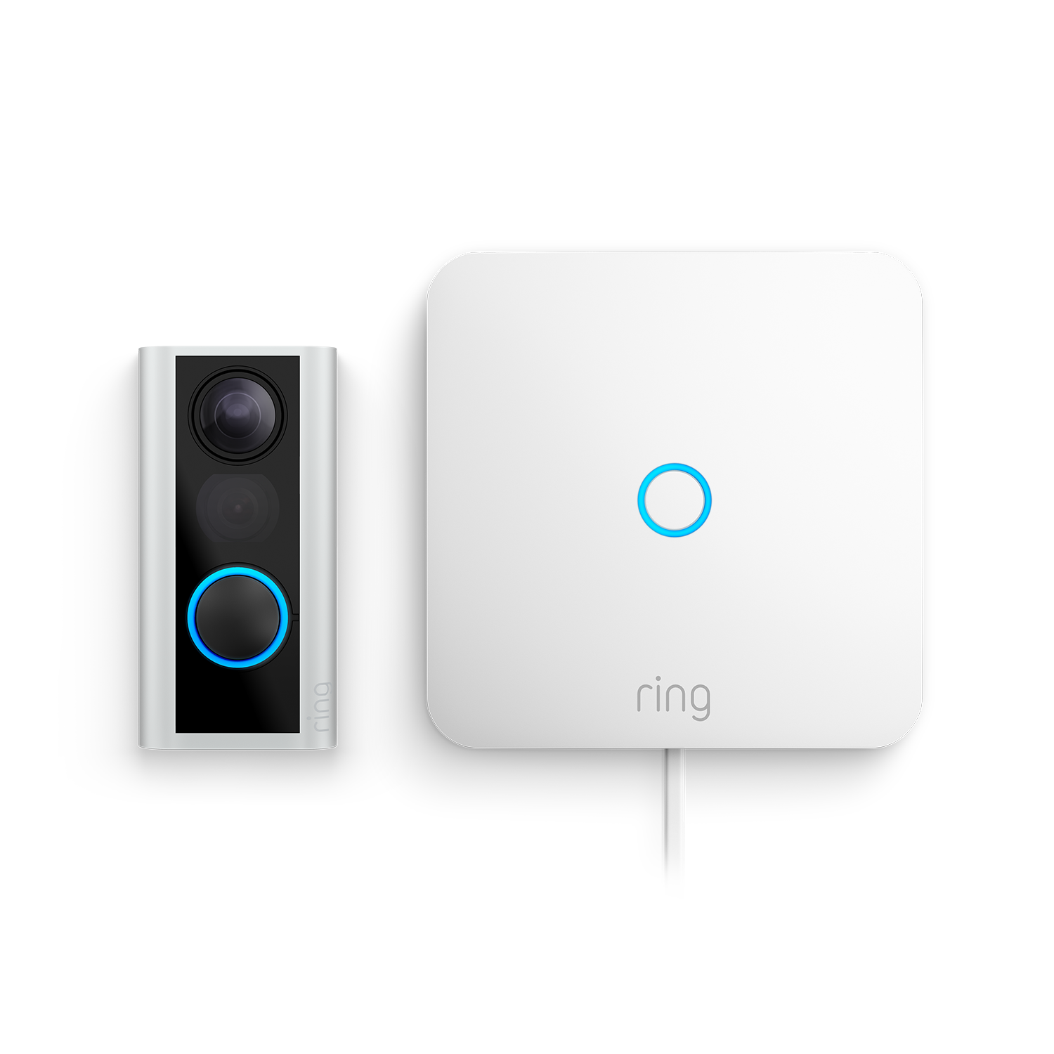Ring Peephole Camera (54-75mm) + Ring Intercom (Door View Cam + Ring I