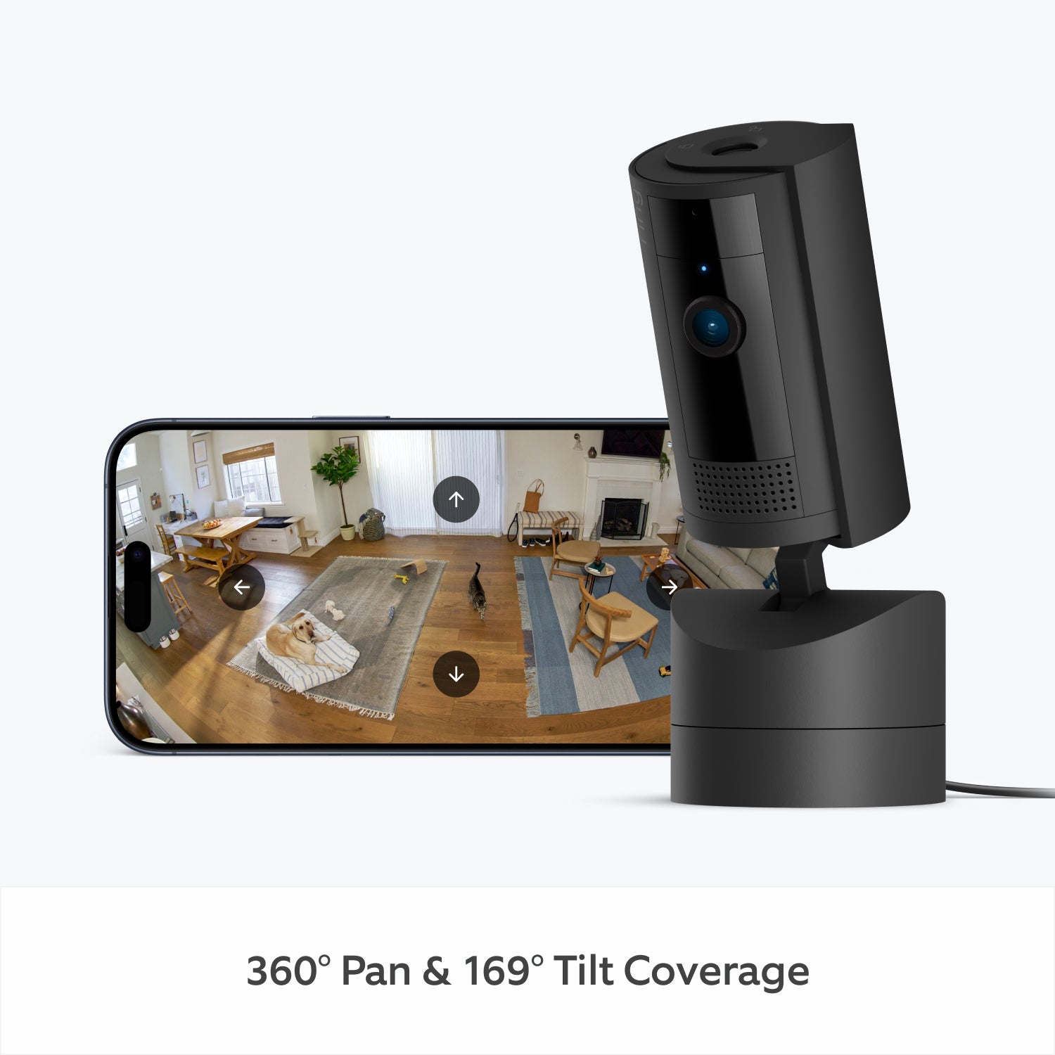 Indoor Rotatable Camera Pan-Tilt Indoor Camera – Ring
