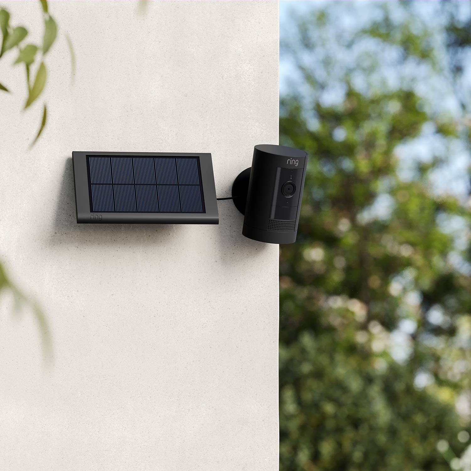 Ring Stick Up Camera Battery & Solar Panel l Wireless Outdoor Security ...