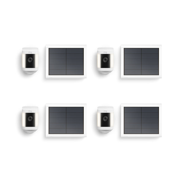 4-Pack Spotlight Cam Plus Solar – Ring