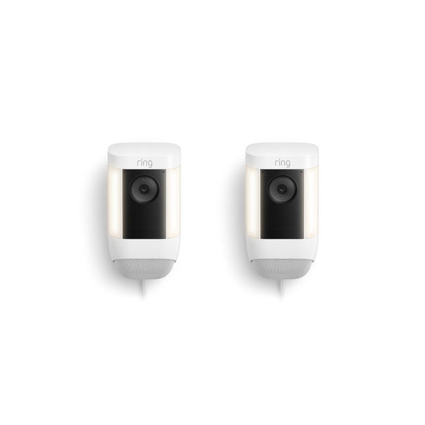 2 Pack Spotlight Cam Pro Plug In White