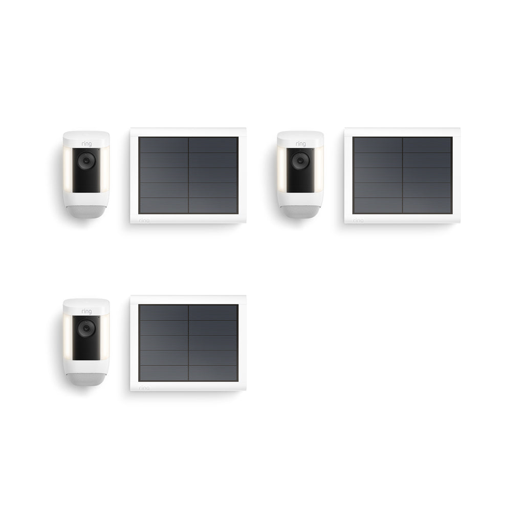 3 Pack Spotlight Cam Pro Solar