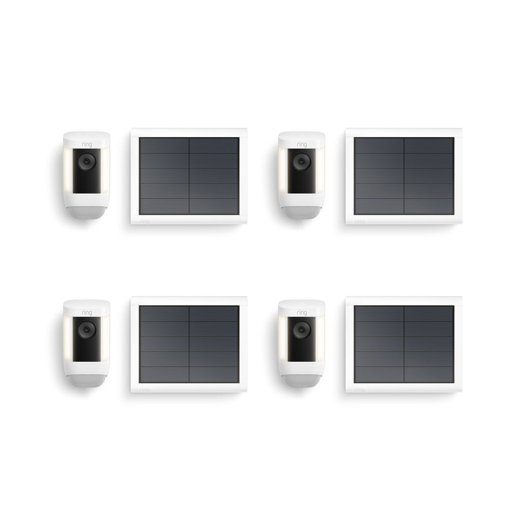 4 Pack Spotlight Cam Pro Solar