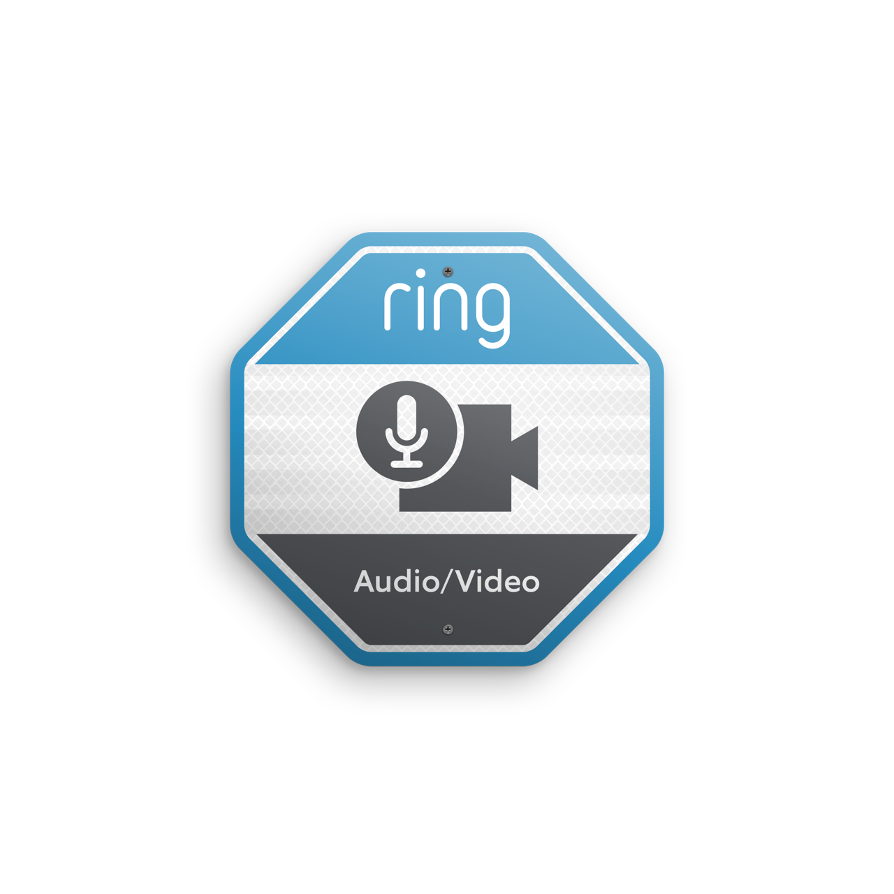 Ring security sign top