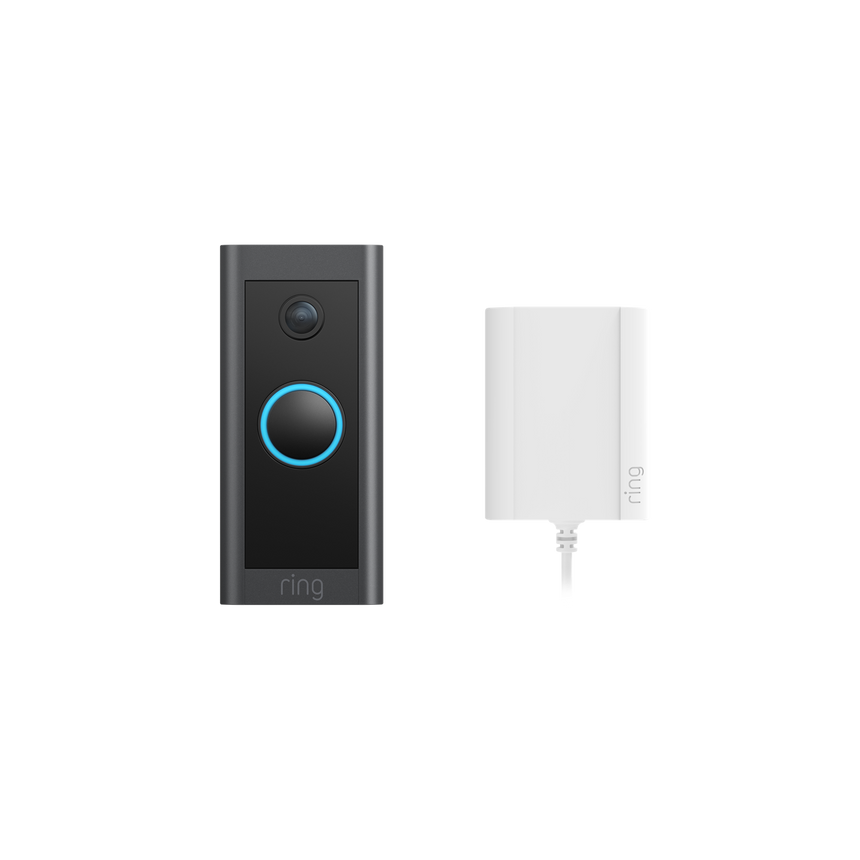Video Doorbell Wired with Plug-In Adapter