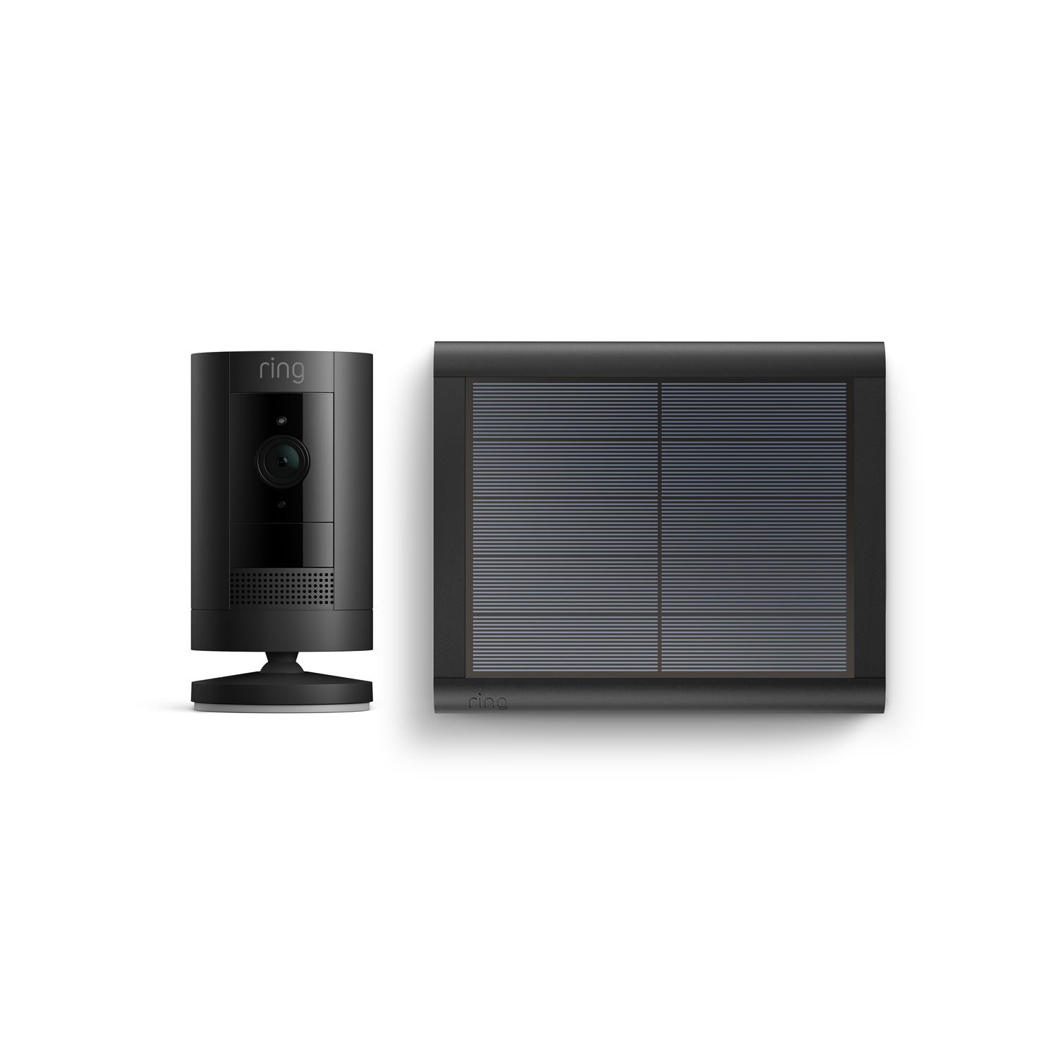 Ring Stick Up Cam Battery with Solar Panel Bundle 1-Pack